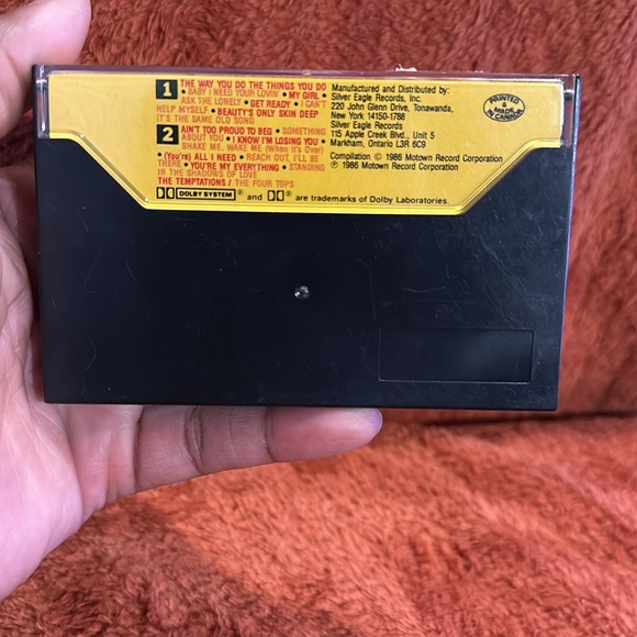 The Temptations & The Four Tops ( Cassette Tape / 1986 ) - Picture 2 of 8